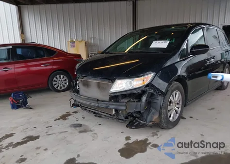 2014 Honda Odyssey Ex-L from USA, damaged, VIN 5FNRL5H64EB120395